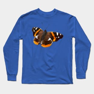 Red Admiral Butterfly Long Sleeve T-Shirt